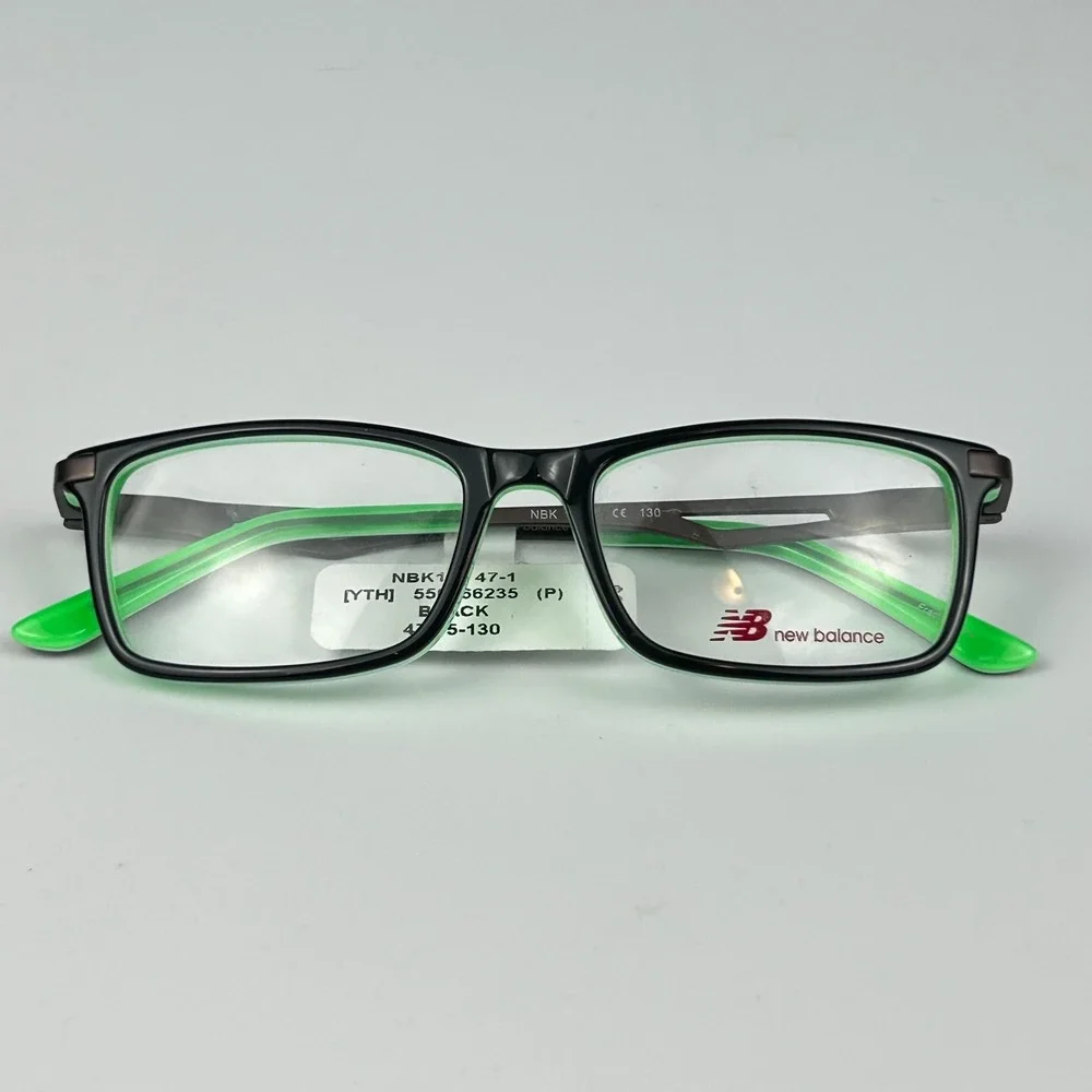 New Balance NBK119-1 Boys Eyeglasses Frame Black Plastic Full Rim 47-15-130 mm